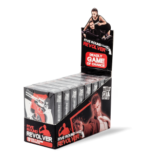 Five-Round-Revolver Card Game Display Box